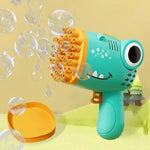 Load image into Gallery viewer, Pistolet à bulles dinosaure 40 trous lumineux - Bubblo™
