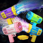 Load image into Gallery viewer, Pistolet à bulle 40 trous lumineux pour enfants - Rocket Bubbl Gun™
