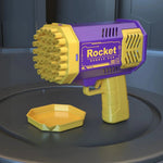 Load image into Gallery viewer, Pistolet à bulle 40 trous lumineux pour enfants - Rocket Bubbl Gun™
