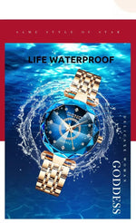 Load image into Gallery viewer, Montre Starry pour femme en acier inoxydable
