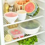 Load image into Gallery viewer, Couvercle de conservation extensible en silicone rond-Lot de 6
